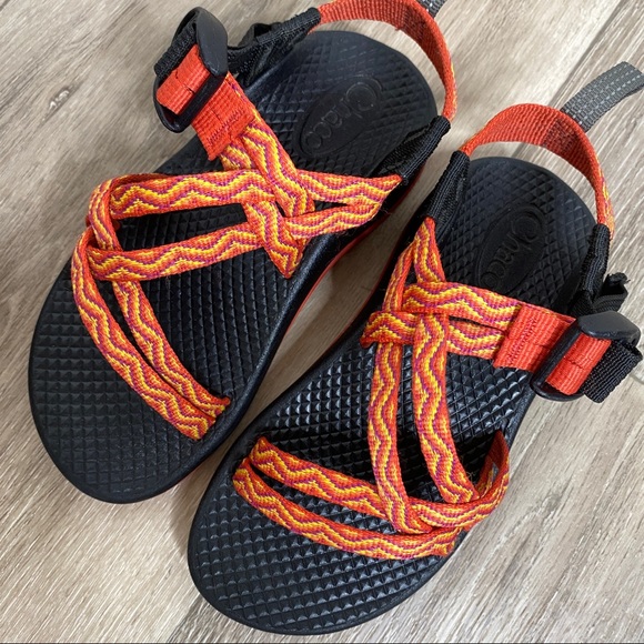 Chaco Zx1 Ecotread Kids Sandal Orange - Picture 3 of 11
